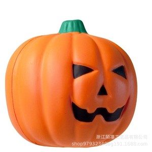 Jouet anti-stress en plastique en forme de citrouille, doux, pour la décoration d'Halloween, utilisation intérieure pour enfants - Product Image 3