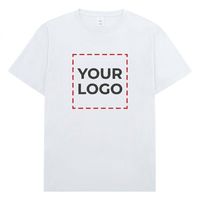 Camiseta Blanca Extra Grande 100% Algodón con Hombros Caídos para Impresión DTG, Lista para Impresión con Logotipo Personalizado, Proveedor Mayorista para Hombre