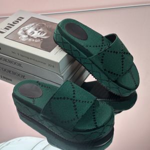Luxury Canvas Thick Sole Wear-Resistant Non-Slip <b>Summer</b> Beach Platform Slide Sandals Designer <b>slippers</b> for Women Shoes - Product Image 4