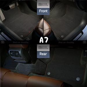 Ensemble complet de luxe Noir Pas cher 5 pièces Tapis de sol en velours de nylon Tapis de sol de voiture pour <span class=keywords><strong>Audi</strong></span> A1 A2 A3 A4 A5 A6 A7 A8 - Product Image 2