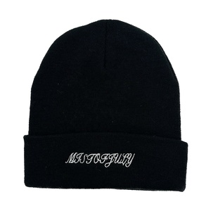 OEM ODM High-Quality 100% Acrylic Cuff Embroidered Logo Knitted <b>Beanie</b> Hat - Product Image 6