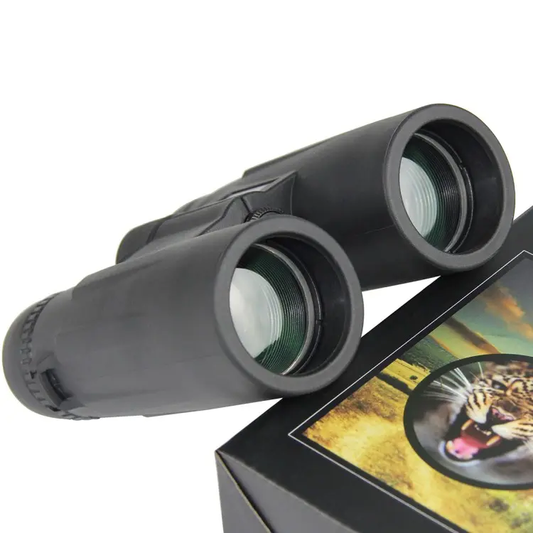 10x42 Waterproof Long Range Binoculars Bak4 Prism Compact Telescope Binocular for Outdoor