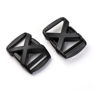 Hebilla de liberación lateral de plástico negro de 38 mm para bolsos, accesorios duraderos y resistentes al desgaste para bolsos - Product Image 2