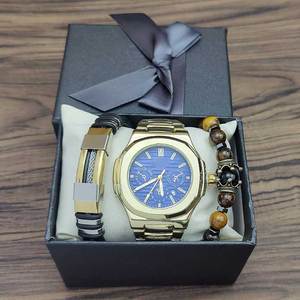 <span class=keywords><strong>Montre</strong></span> pour <span class=keywords><strong>homme</strong></span> élégante et professionnelle, <span class=keywords><strong>montre</strong></span> à quartz pour <span class=keywords><strong>homme</strong></span>, <span class=keywords><strong>bracelet</strong></span> en métal superposé, coffret cadeau - Product Image 4