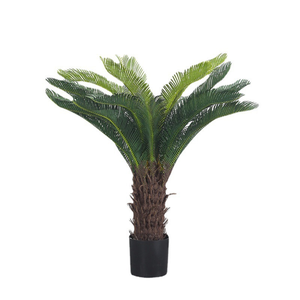 Cycad artificiel en pot, <span class=keywords><strong>grande</strong></span> taille, <span class=keywords><strong>plante</strong></span> verte pour la <span class=keywords><strong>d</strong></span>écoration de centres commerciaux, salons et arrière-plans de photographie de mariage - Product Image 1
