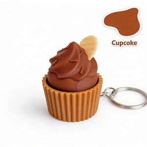 3D-Druck Neuer Latte Clicker Fingerspitzen-Knopf Dekompressions-Schlüsselanhänger Anhänger Kinder Neuheit Scherzartikel Fidget Squishy Spielzeug - Product Image 6