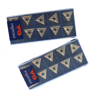Insertos de Carburo YG-1s YG2025 TNMG160404-MG, Herramientas de Torneado Triangulares, Torno CNC, HRC45-60 LF9028, Recubrimiento de Corte, OEM, 1 Año - Product Image 1