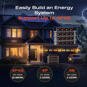 Pin lưu trữ năng lượng mặt trời 12.8V 12AH Lead-to-Lithium LiFePO4 thương hiệu GINZA, 2000 chu kỳ, pin Lithium trạng thái rắn, chu kỳ sâu - Product Image 6