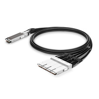 Cable de alta velocidad de ruptura pasiva InfiniBand QSFP56 HDR, compatible con 400G, 100G, con disipador de calor,