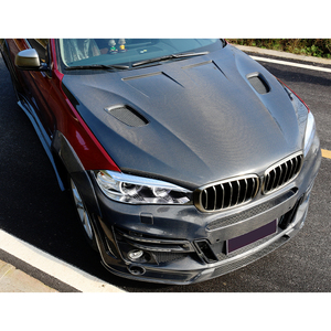 Nuevo Kit Protector de Capó de Fibra de Carbono para F15/F16 2013-2019, para X5/X6, Instalación con Tornillos, Malla Negra - Product Image 3
