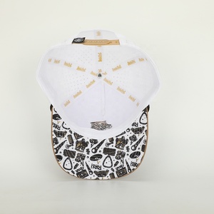 BSCI Wholesale Custom Design 5 Panel Sport Outdoor Dad <strong>Hat</strong>,Oem Embroidery Logo Rope Polyester Gorras,Laser Cut Hole Baseball Cap - Product Image 6