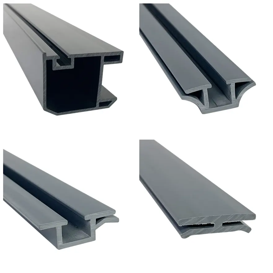 Gute Ausdauer Glas Schiebetür/Fensters chrank Hartplastik starre PVC-Extrusion profil