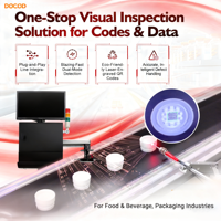 Sistema de Inspección Visual Industrial DOCOD XV01 con Tecnología OCR, Escaneo Rápido de Códigos de Barras en 35ms, Integrado para Piezas de Automóviles