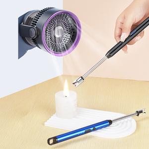 Nouvel <span class=keywords><strong>allumeur</strong></span> d'impulsion de charge d'arc USB Briquet de cuisine rotatif à 360 degrés Durable et résistant au vent - Product Image 3