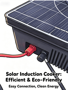 Cocina Infrarroja de 48V CC, Sistema Solar, Cocina Eléctrica Infrarroja de 600 Watts de Buena Calidad, Panel de Cerámica, Cocina Doméstica - Product Image 3