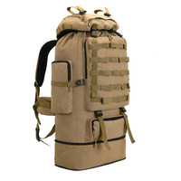 Sacs tactiques rayés décontractés de grande capacité, sac à dos de voyage respirant, fermeture éclair, plusieurs compartiments, léger, durable, pour le sport