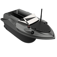 Flytec Nouveau V080 Bateau de pêche RC à traîne rapide pour carpes, avec sondeur GPS, 800M, 180 points, 3KG, 12V, 15KM/H, en plastique, motorisé