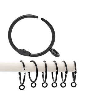 Rustproof Stainless Steel <b>Curtain</b> Ring with Eyelet Smooth Sliding Drapery Ring <b>for</b> Hotel - Product Image 1