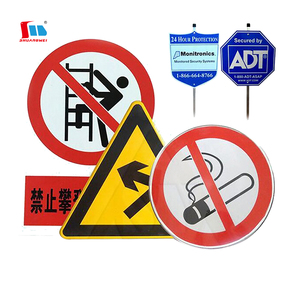 OEM chấp nhận khả năng hiển thị cao phản quang tấm nhôm nông thôn và đô thị cảnh báo giao thông dấu hiệu với chủ - Product Image 2