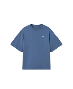 Vente en gros Spandex/coton T-shirt Hip Hop pour hommes tricoté haut de sport d'été broderie Logo ample décontracté manches courtes solide 200 - Product Image 3