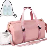 Sac de voyage en nylon imperméable à grande capacité avec paillettes personnalisées, nouveau sac de voyage léger et portable unisexe tendance