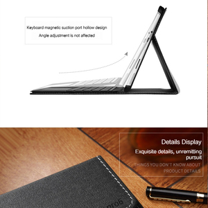 Étui pour tablette professionnelle JUNCHI 2026 pour 13 pouces avec support multi-angles, <span class=keywords><strong>base</strong></span> antidérapante, matériau PU PC, housse de protection - Product Image 2