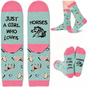 Cross Border Unisexe Anglais Lettre Creative Copywriting Mid Tube Sports Chaussettes En Coton Quotidien Commutation Creative Chaussettes De Haute Qualité - Product Image 1