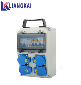 Maßgefertigter IP67-Verteilerkasten mit Schrägdach für Industrielle Elektrogeräte, 4-polig mit 2p-Leckschutz - Product Image 1