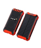 Chargeur de batterie 20000mAh et adaptateur électrique, pour vélo, recharge solaire magnétique sans fil, Iphone