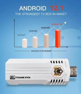 Không Dây 2.4G Mini K8 Pro Retro 8K HD <span class=keywords><strong>TV</strong></span> Video Cổ Điển Trò Chơi Thanh Kép Hệ Thống Wifi Android 12.1 ATV 3D 40000 + Trò Chơi Giao Diện Điều Khiển - Product Image 2