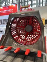 Godet rotatif de criblage hydraulique pour excavatrice 15-18 tonnes, tamis rotatif haute performance pour la construction