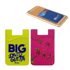 Promotional Mobile Phone Silicone Back Sticker Card Holder Promotional Gift Mobile Phone Silicone Card Holder Custom Logo - Product Image 3