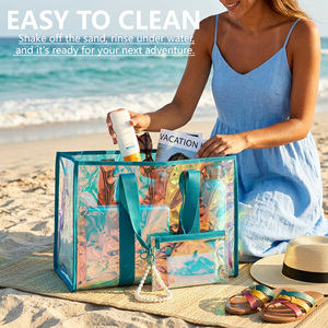 <span class=keywords><strong>Borsa</strong></span> da Spiaggia in TPU Personalizzata RTS per Donne, <span class=keywords><strong>Borsa</strong></span> Trasparente Impermeabile <span class=keywords><strong>a</strong></span> <span class=keywords><strong>Tracolla</strong></span> per Viaggi e Shopping - Product Image 4