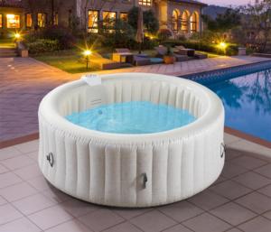 Nouvelle conception de spa <span class=keywords><strong>gonflable</strong></span> extérieur blanc, <span class=keywords><strong>jacuzzi</strong></span> à jets d'air pour 2 à 4 personnes - Product Image 2