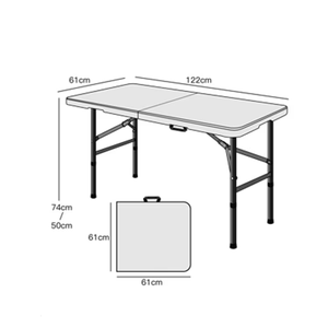 Đồ Nội Thất Ngoài Trời 1.22M Gấp Nhựa Bảng Đồ Nội Thất Sân Vườn Các Sự Kiện Cắm Trại Dã Ngoại 4ft Di Động Bảng Và Ghế Đặt - Product Image 2