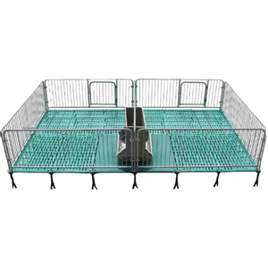 <span class=keywords><strong>Lit</strong></span> <span class=keywords><strong>de</strong></span> nurserie pour porcelets en acier galvanisé à chaud robuste, enclos <span class=keywords><strong>de</strong></span> sevrage à structure soudée avec pieds en fonte pour équipement d'élevage porcin - Product Image 2