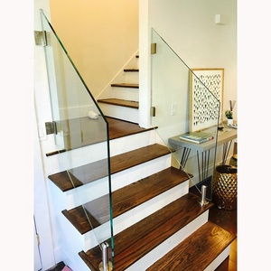 Rampe en verre sans cadre pour escaliers et balcons, <span class=keywords><strong>mini</strong></span> poteau en acier inoxydable, rampe en verre - Product Image 4