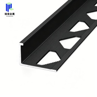 Profilé de finition de carrelage de style transitionnel pour applications en appartement, en métal, céramique et aluminium, vente en gros du fabricant