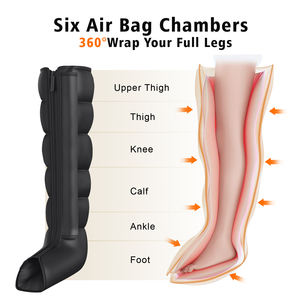 Bottes de compression Pression d'air électrique Circulation sanguine Machine de massage des pieds et des jambes Masseur de jambes à compression d'air - Product Image 4