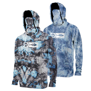 Custom Design <strong>Face</strong> Mask Hooded Fishing Hoodie Fishing Suit Upf 50+ Quick Dry Breathable Long Sleeve Fishing <strong>Shirt</strong> - Product Image 1
