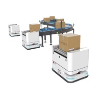600kg AGV/AMR avec module à rouleaux | Robot de transport automatique pour entrepôt logistique