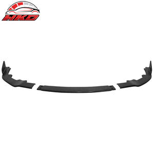 Compatible con Toyota Corolla Hatchback 19-22, estilo TS, 3 piezas, alerón delantero para parachoques, PU de alta calidad, accesorio exterior. - Product Image 3