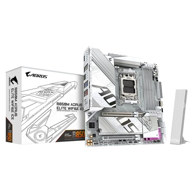 B850M AORUS ELITE WIFI6E ICE Desktop Motherboard D5 AGP Ports Supports CPU 9700X 9800X 3D New