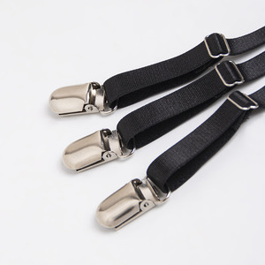 Porte-jarretelles élastiques ajustables pour hommes et femmes, avec pinces de verrouillage antidérapantes, 1 pièce - Product Image 3