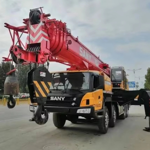 Grue mobile sur camion Sany 90t 80 tonnes d'occasion de haute qualité, certifiée EPA, pièces d'origine, bon état - Product Image 1
