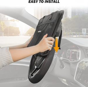 Volante vassoio per mangiare sedile posteriore per <span class=keywords><strong>auto</strong></span> scrivania per Laptop, borsa da ufficio multifunzionale per <span class=keywords><strong>auto</strong></span>, tavolo da lavoro per <span class=keywords><strong>auto</strong></span> per scrivere - Product Image 6