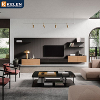 KELEN Personnalisation complète de la maison 2026 Meuble TV contemporain Console multimédia Fabricant et fournisseur OEM ODM de meubles TV
