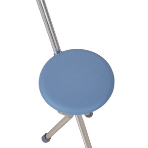 Canne <span class=keywords><strong>de</strong></span> marche avec lumière, <span class=keywords><strong>chaise</strong></span>-canne avec siège pour une utilisation durable - Product Image 4