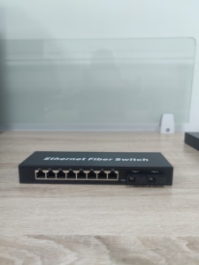 Convertidor de Medios de Fibra Óptica BIDI de 8 Puertos Gigabit, 10/100/1000m, SC Monofibra, 8 RJ45, 1 Fibra, en Oferta - Product Image 5