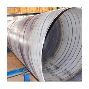 High Quality Q235 Ss400 S235jr S235jo S235j2 X42 Spiral Carbon Steel Pipes Q235b Welded Tube Seaside Construction SSAW Drilling